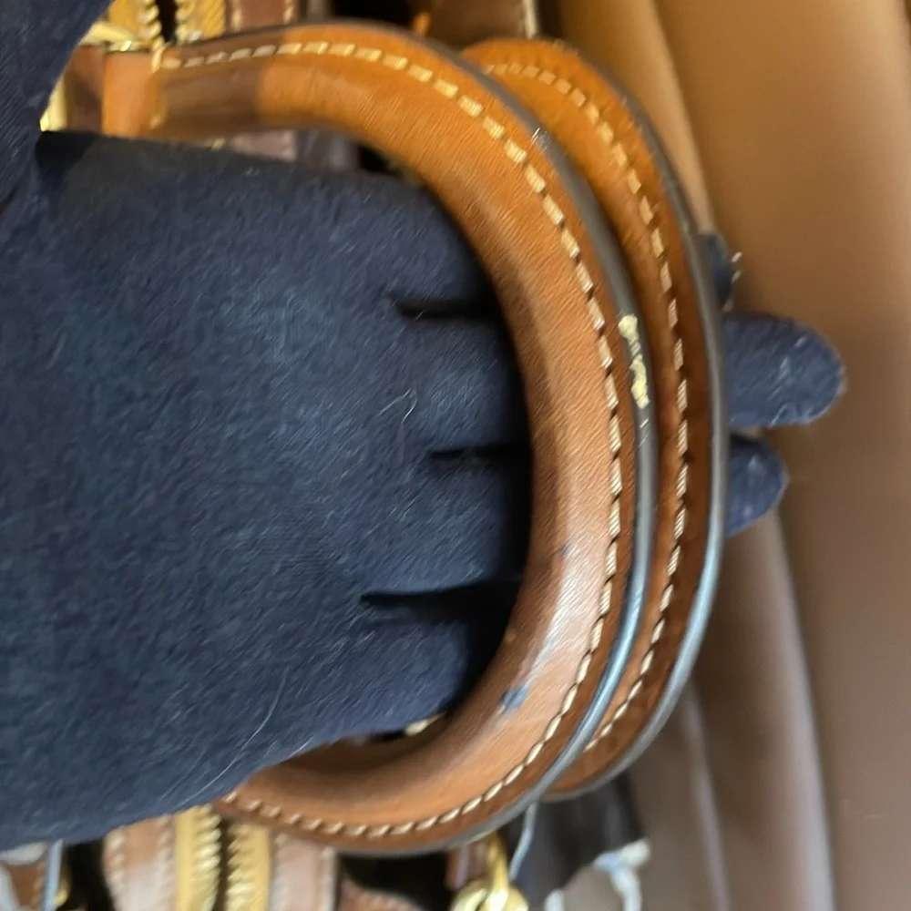 COACH X KŌKI Rogue 25 Natural Leather With Daisy Japan Limited W/ dustabg - Picture 6 of 15